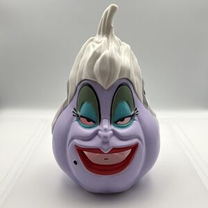 Disney Villains Light Up Pumpkin Ursula Witch From Little Mermaid Halloween 10"